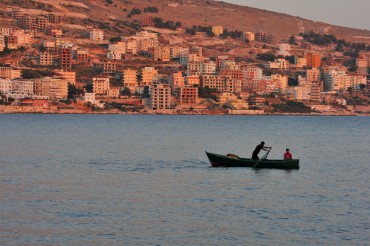 A couple of years ago, Saranda was still a small fishing village. It has become one of the trendiest holliday city of the Albanian coast © Philippe Henry / OCEAN71 Magazine