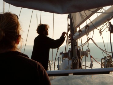 Florent et Chloé Lemaçon ont été décrit comme des inconscients, alors qu'ils étaient des marins aguéris © Chloé Lemaçon