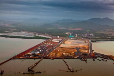 Le port industriel de Gladstone © Tom Jefferson / Greenpeace