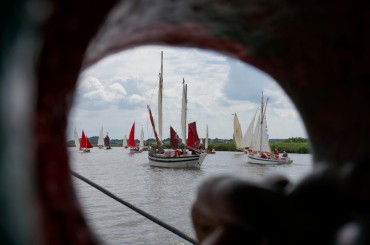 A classic yacht meeting in a river in Brittany © Laetitia Maltese / OCEAN71 Magazine