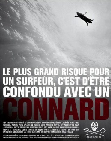 Une des affiches qui a suscité le plus d'émoi sur la toile © Sea Shepherd Conservation Society